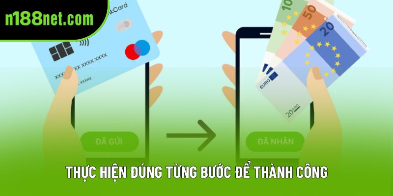 Thực hiện đúng từng bước để thành công